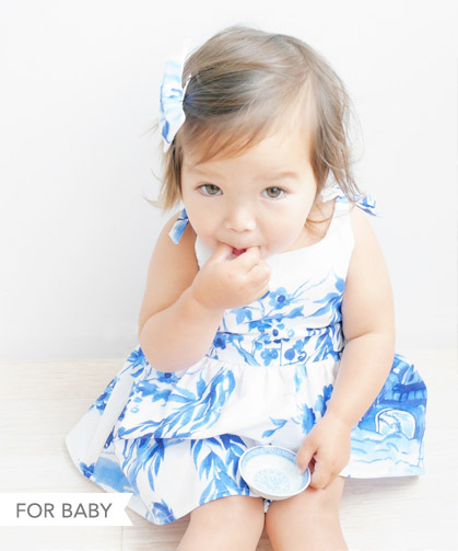 Little Miminko Blue Floral Print Dress