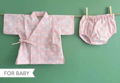Kimono for baby by Hello Pink