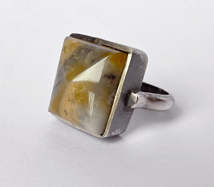 Sterling silver ring by Sylvie Watson
