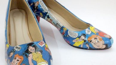 Decoupage pumps by Shailee