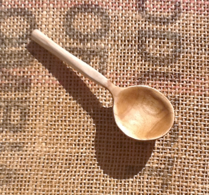 Hand carved wooden spoon by Spoons on Tiki