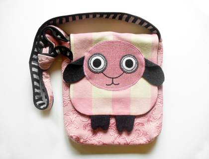 thequirkykat pink resheep bag