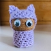 Little cork crochet animal - Cat #3