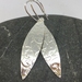 Marquise sterling silver earrings