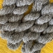 Handspun alpaca yarn - natural colour skein