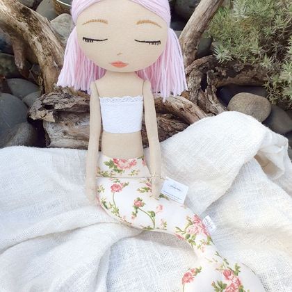 Heirloom quality mermaid doll