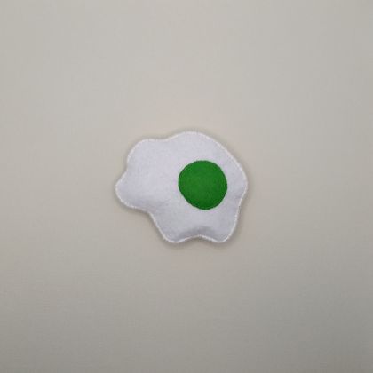 green egg (sans ham) pin cushion