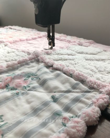 Vintage Baby Girl Quilt 