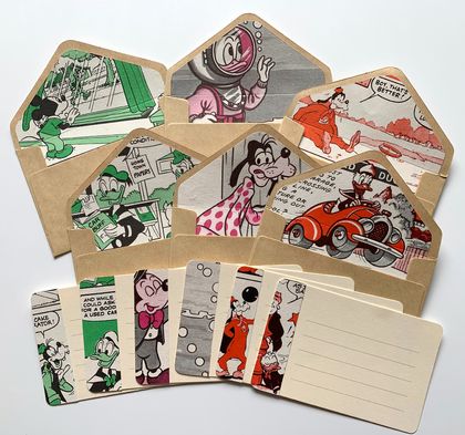 Disney Comic Mini Envelopes - Mickey & Friends Collection