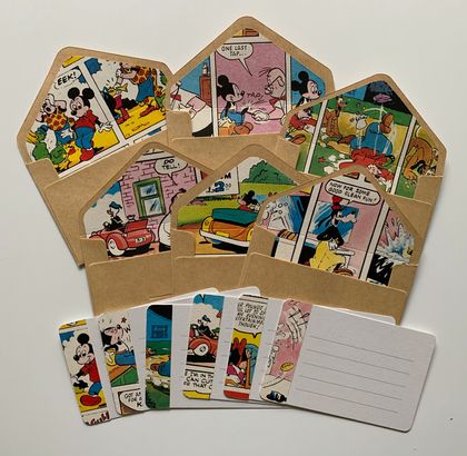 Disney Comic Mini Envelopes - Mickey & Friends Collection II