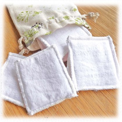 Cotton cleansing pads set