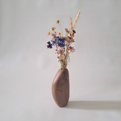 Walnut Flower Vase  