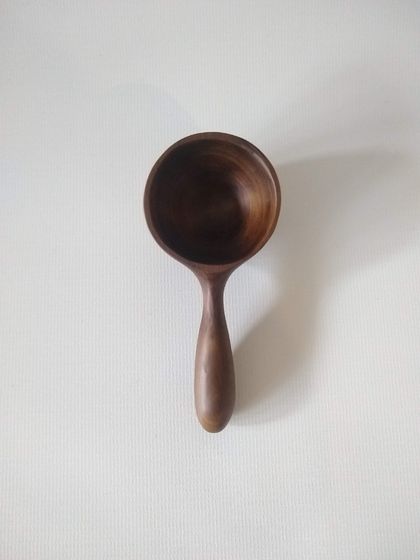 Carved coffee spoon 