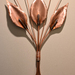 Peace Lily copper wall art sculpture