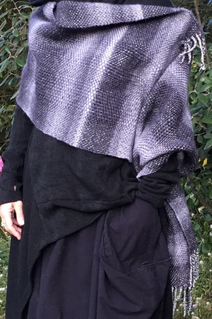 Shades of grey shawl
