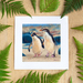 Fiordland Penguins - Giclee Print