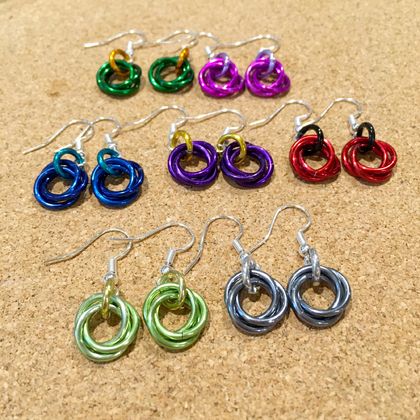 Interlocked Trio Earrings