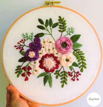 Hand Embroidery full kit “Secret Garden” design