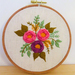 Hand Embroidery Mini full kit “Bouquet Collections#1” Design