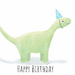 Cute Dinosaur Birthday Card