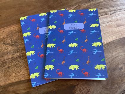 Dinosaur A5 Notebook (32 blank pages)