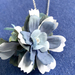Necklace: Antique Blue Hydrangea