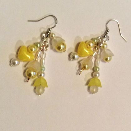 Earrings: Bridesmaid - Lemon bouquet
