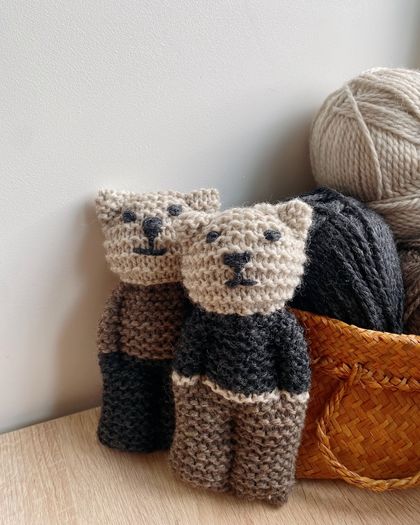 Baby Bear! 100% New Zealand Wool Teddy Bear