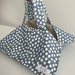 Pie Carrier Tote Bag Dusty blue
