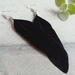 Black Feather Handcrafted Earrings