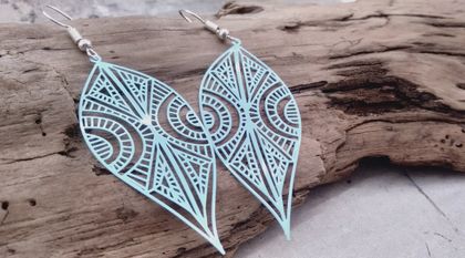 Turquoise Handcrafted Tribal Earrings