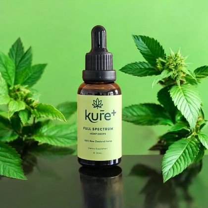 Kure + Full Spectrum Hemp Drops ( New Zealand's First CBD Alternative)