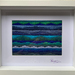 Blue-Green Hills: unique fibre art