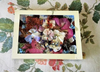 "Autumn Revival (i)” dried floral art (Flowery Bower range)