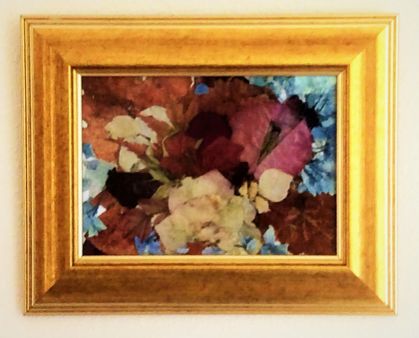 "Autumn Revival (ii)” dried floral art (Flowery Bower range)