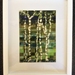 Young birch forest (2): unique fibre art