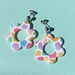 'Stained Glass' Flower Earrings