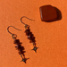 Red Jasper & Star Crystal Earrings