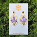 Lavender Oval Earrings