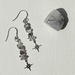 Quartz Tourmaline & Star Crystal Earrings