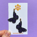 Monarch Butterfly Earrings (Purple)