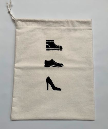 Printed shoe bag