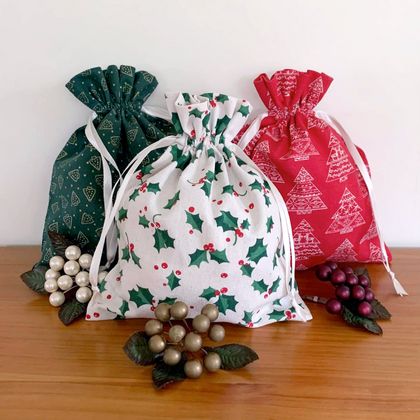 Reusable Christmas gift bags - Medium