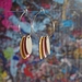 Hoops and Drops Earrings - Mustard/Dusk Pink/Sand