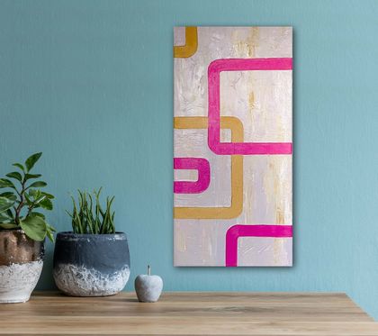 SALE Original Art Work by Odi- Directions-Structured Abstract 