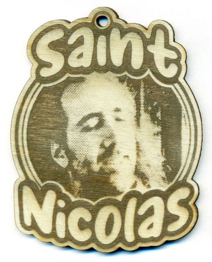 Saint Nicolas hanging decoration of love