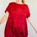 Red Floral Pocket Dress