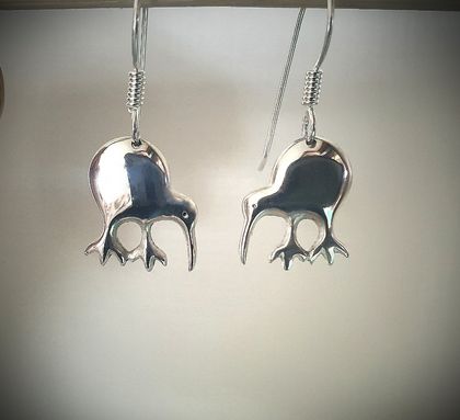 Sterling silver Kiwi earrings. I love NZ