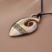 Solid bronze Fish Hook~Hei matu. Hand crafted New Zealand pendant