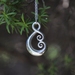 Sterling Silver 925 Pendant~ Maori Love symbol
